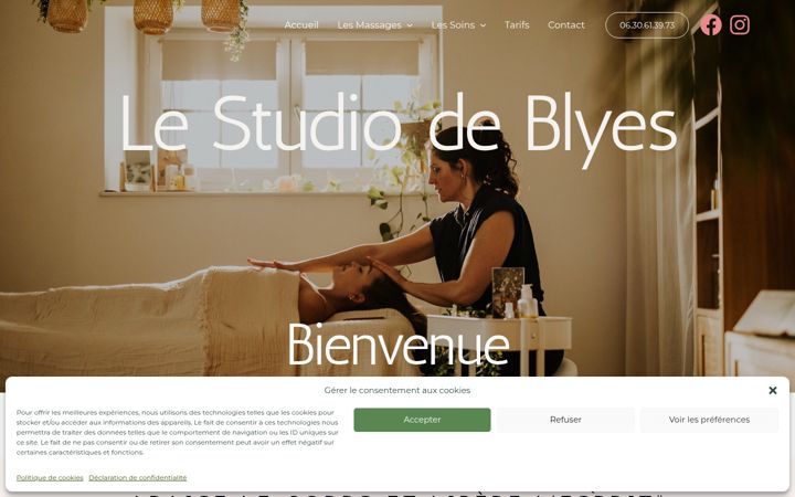 Screenshot of lestudiodeblyes.com