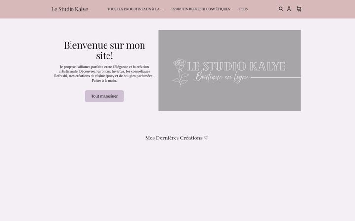Screenshot of lestudiokalye.com