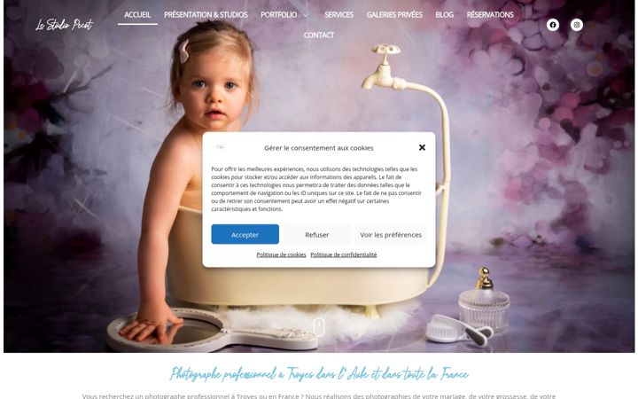 Screenshot of lestudiopecot.fr