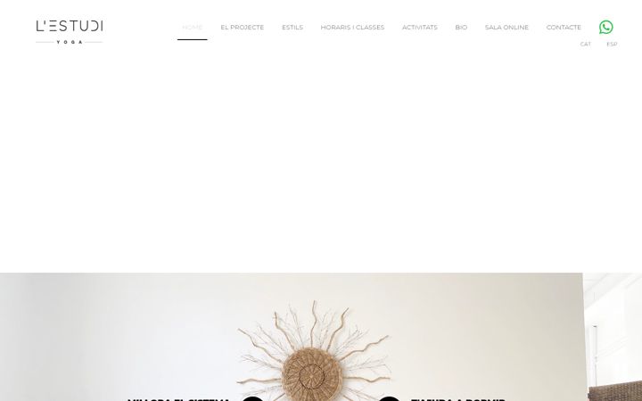 Screenshot of lestudiyoga.com