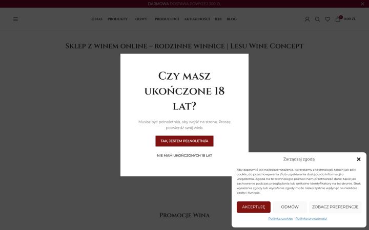 Screenshot of lesu.pl