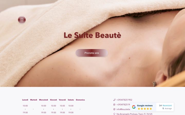 Képernyőkép: lesuitebeaute.it
