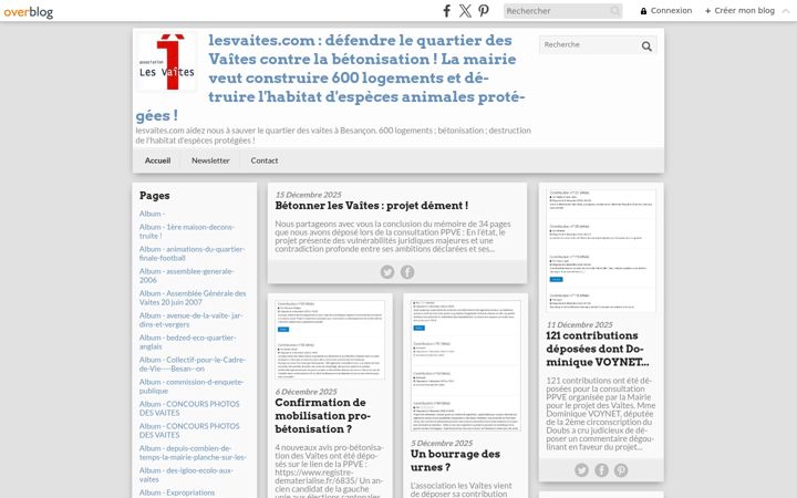 Screenshot of lesvaites.com