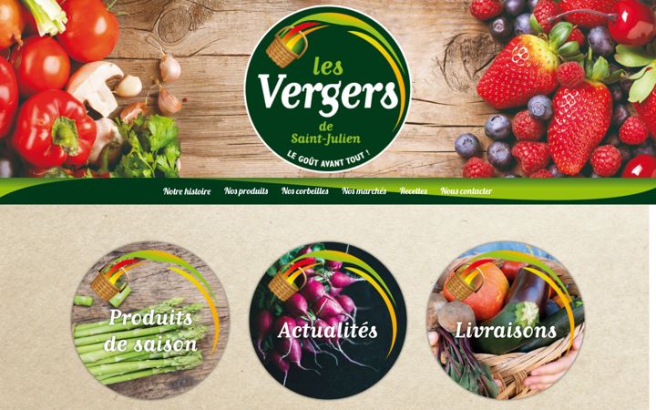 Screenshot of lesvergers.fr