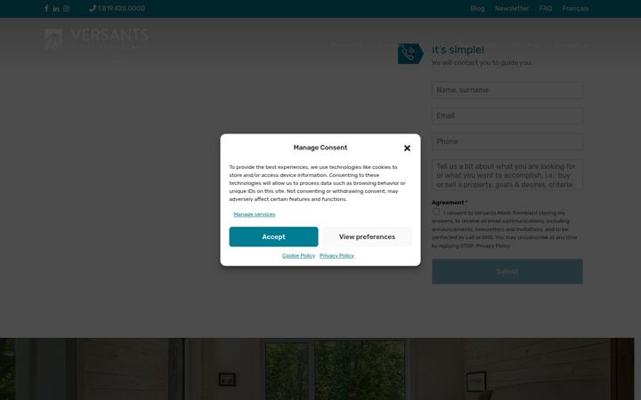 Screenshot του lesversants.com