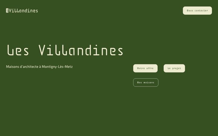 Screenshot of lesvillandines-rizzon.fr