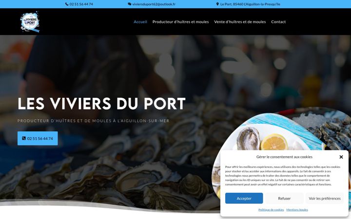 Screenshot of lesviviersduport.fr
