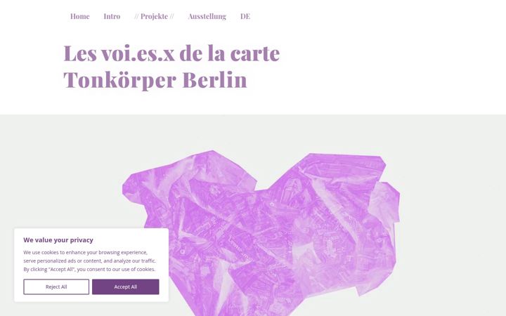 Screenshot of lesvoiesxdelacarte.eu