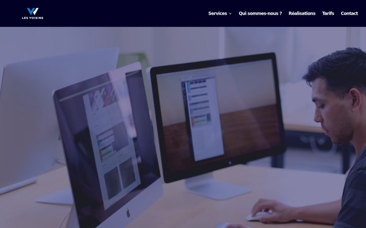 Screenshot of lesvoisinsduweb.fr