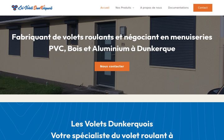 Screenshot of lesvoletsdunkerquois.com