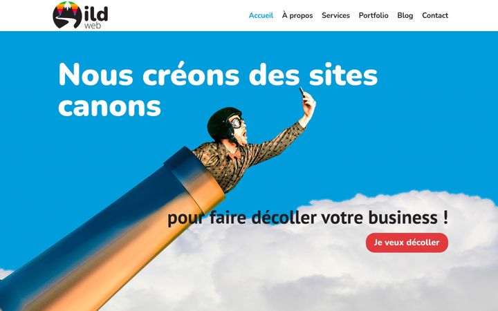 Screenshot of leswildsweb.ch