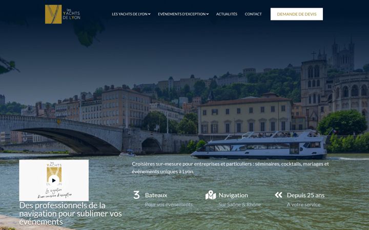 Screenshot of lesyachtsdelyon.com
