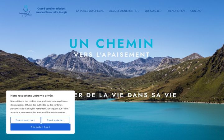 Screenshot of lesyeuxdanne.com
