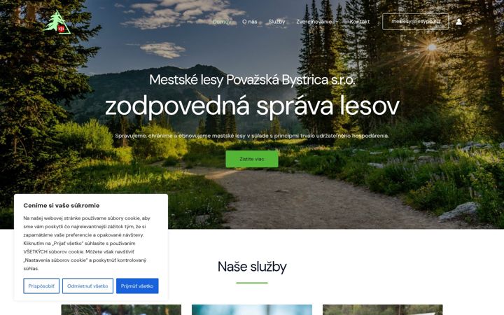 Screenshot of lesypb.eu
