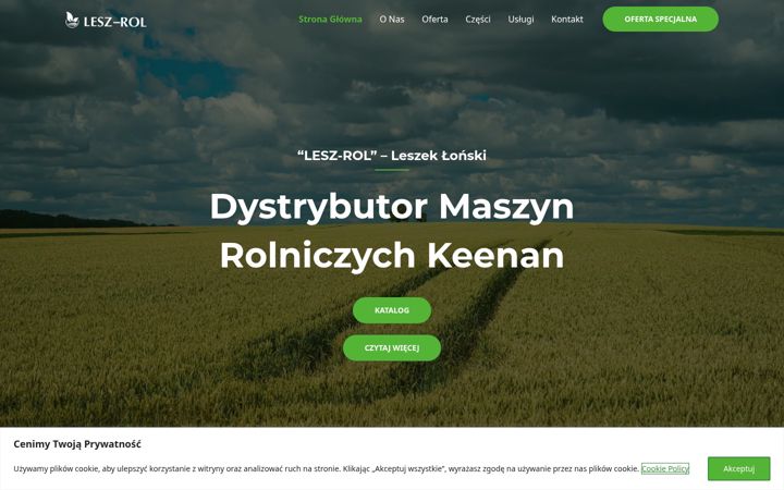 Screenshot of lesz-rol.pl