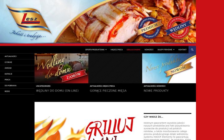 Screenshot of lesz.com.pl