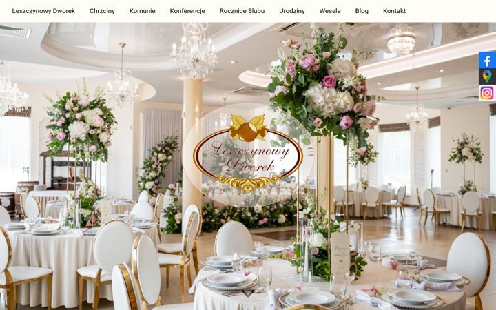 Screenshot of leszczynowy-dworek.pl