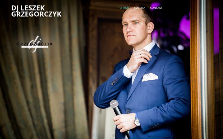 Screenshot of leszekgrzegorczyk.pl