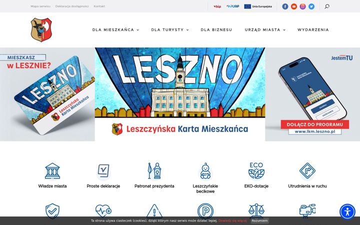 Screenshot of leszno.pl