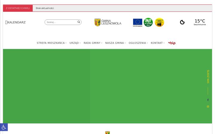 Screenshot of lesznowola.pl