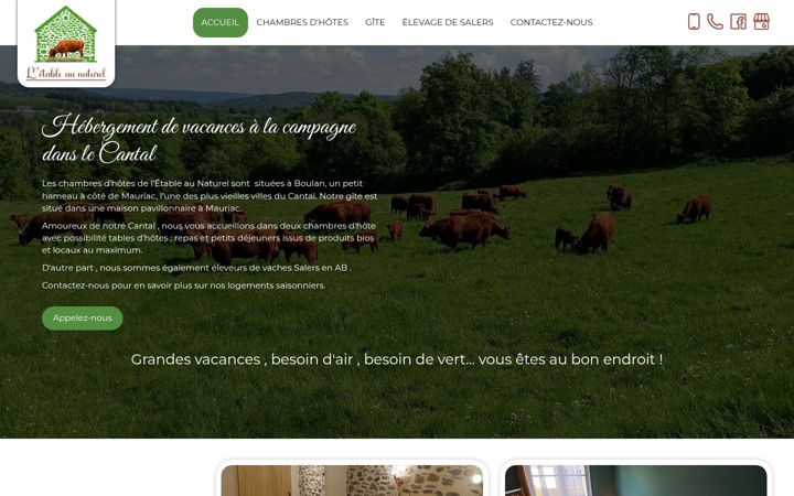 Screenshot of letableaunaturel.fr