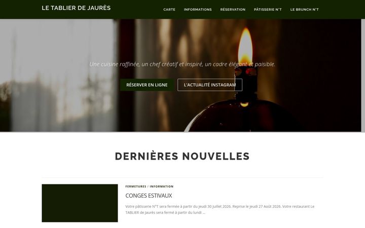Screenshot of letablierdejaures.fr