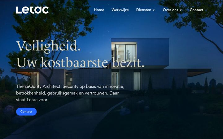 Screenshot of letac.nl