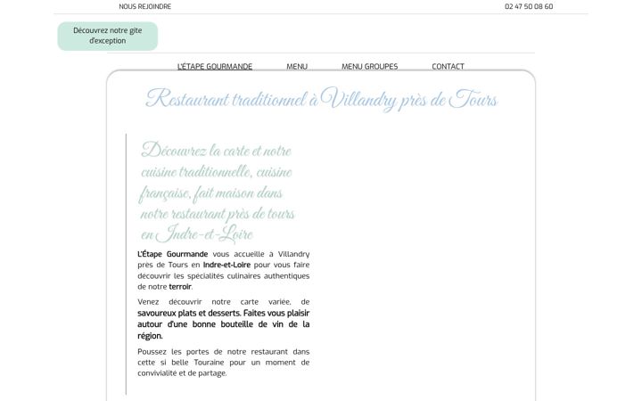 Screenshot of letapegourmande.com