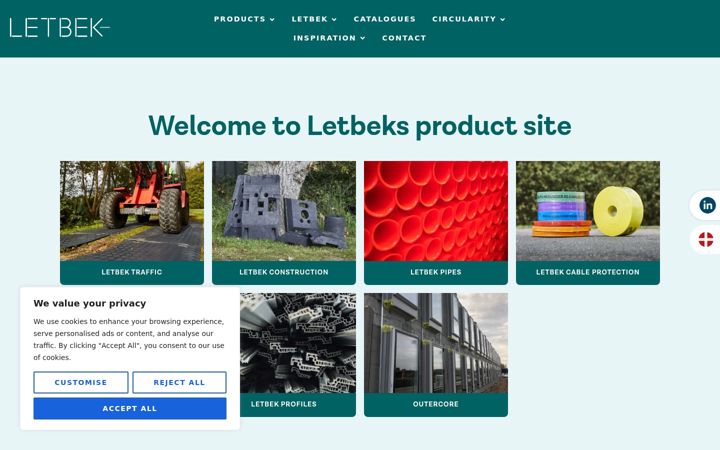 Screenshot of letbek.com