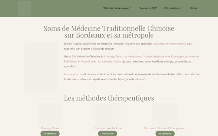 Screenshot of letempleaurelie.fr