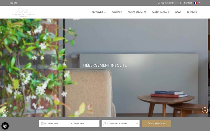 Screenshot of letempsdelivresse.com