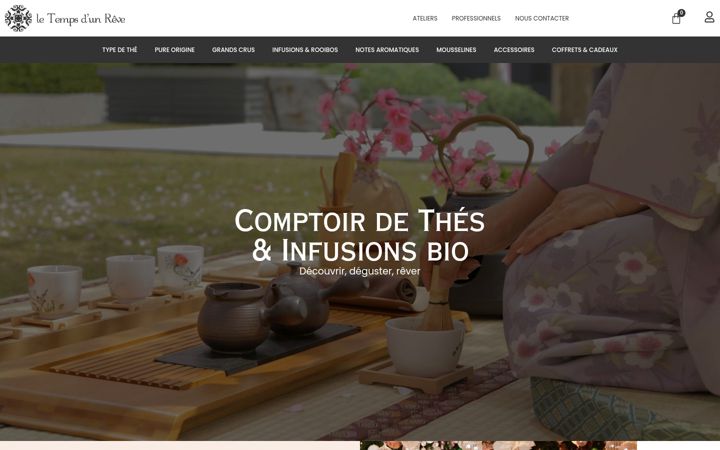 Screenshot of letempsdunreve.com