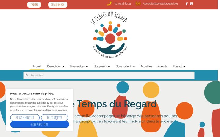 Screenshot of letempsduregard.fr