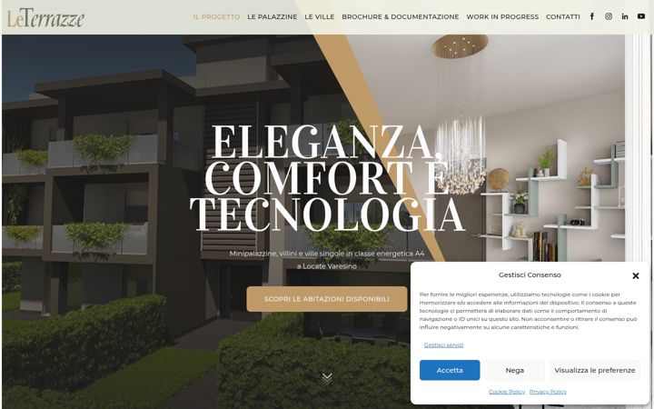 Screenshot of leterrazzelocatevaresino.it