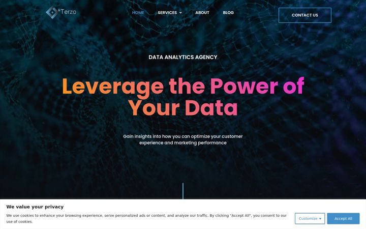 Screenshot of leterzoanalytics.com
