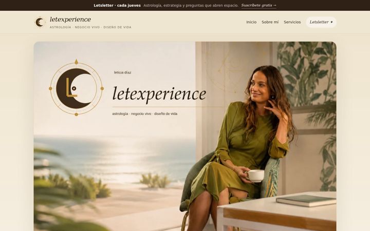 Screenshot of letexperience.com