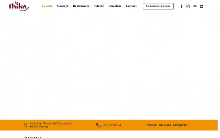 Screenshot of lethika.fr