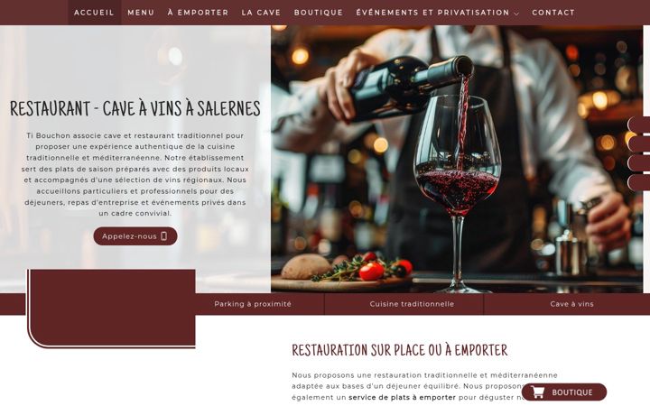 Screenshot of letibouchon.fr