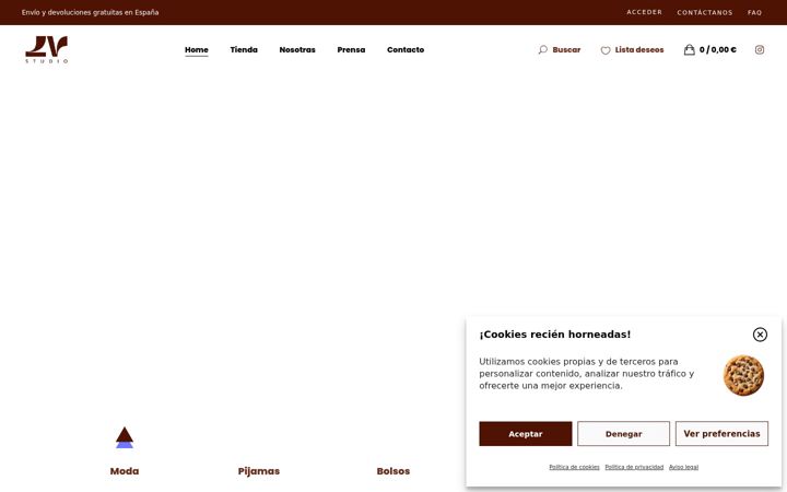 Screenshot of leticiavalera.com
