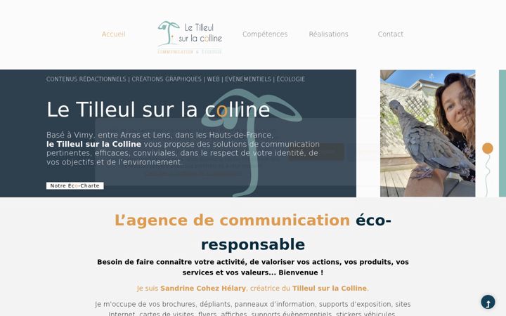 Screenshot of letilleulsurlacolline.com