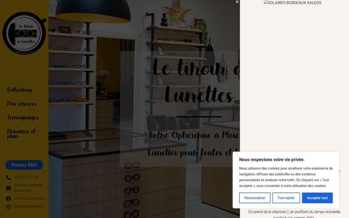 Screenshot of letiroiralunettes.fr