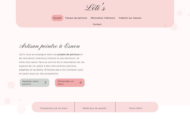Screenshot of letis.fr
