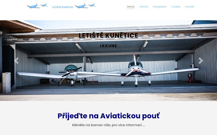 Skjámynd af letistekunetice.cz