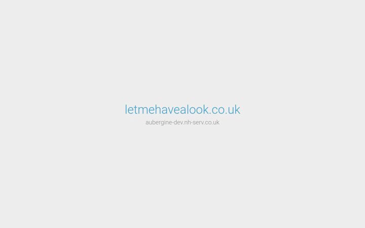 Screenshot of letmehavealook.co.uk