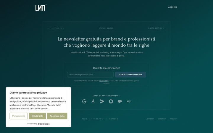 Screenshot of letmetell.it