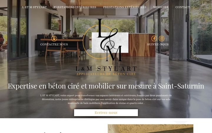 Screenshot of letmstylart.fr