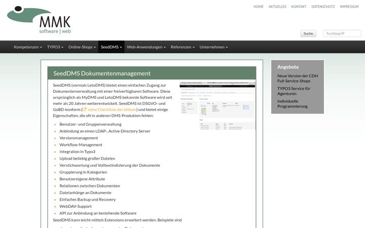 Screenshot of letodms.de