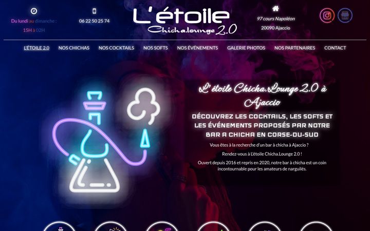 Screenshot of letoile-chicha-lounge.fr