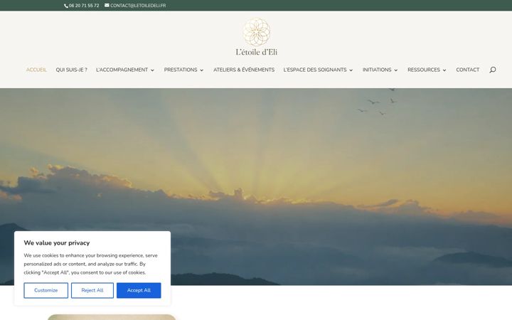 Screenshot of letoiledeli.fr
