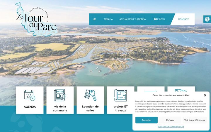 Screenshot of letourduparc.fr
